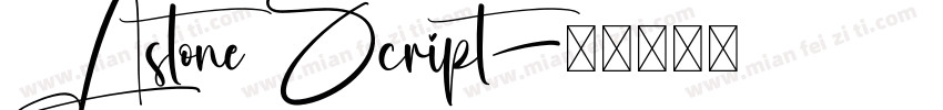 Astone Script字体转换